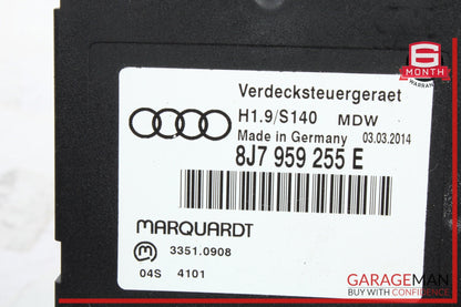 2008-2015 Audi TT 8J Convertible Roof Control Module 8J7959255 OEM