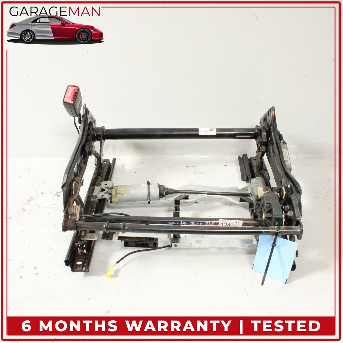 2010-2017 Mercedes C207 E550 E400 Front Left Seat Rail Track Frame w/ Motors OEM