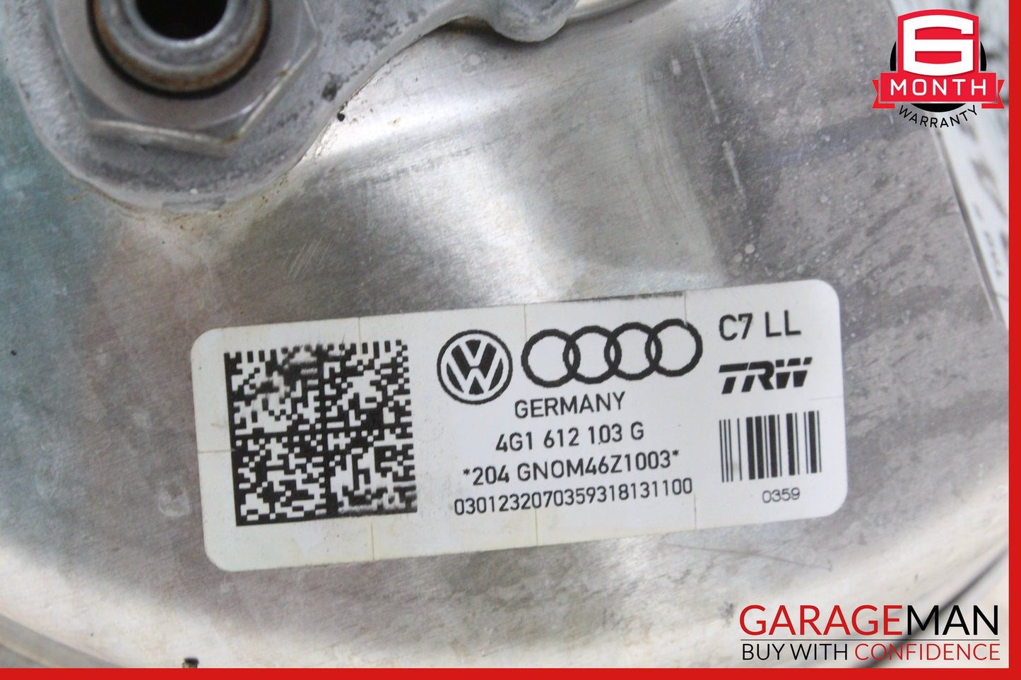 2012-2018 Audi S7 A7 Power Brake Booster Master Cylinder w/ Reservoir 4G1612103G