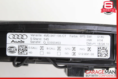 2017-2024 Audi Q7 SUV Overhead Dome Light Lamp 4M0947135CT Genuine