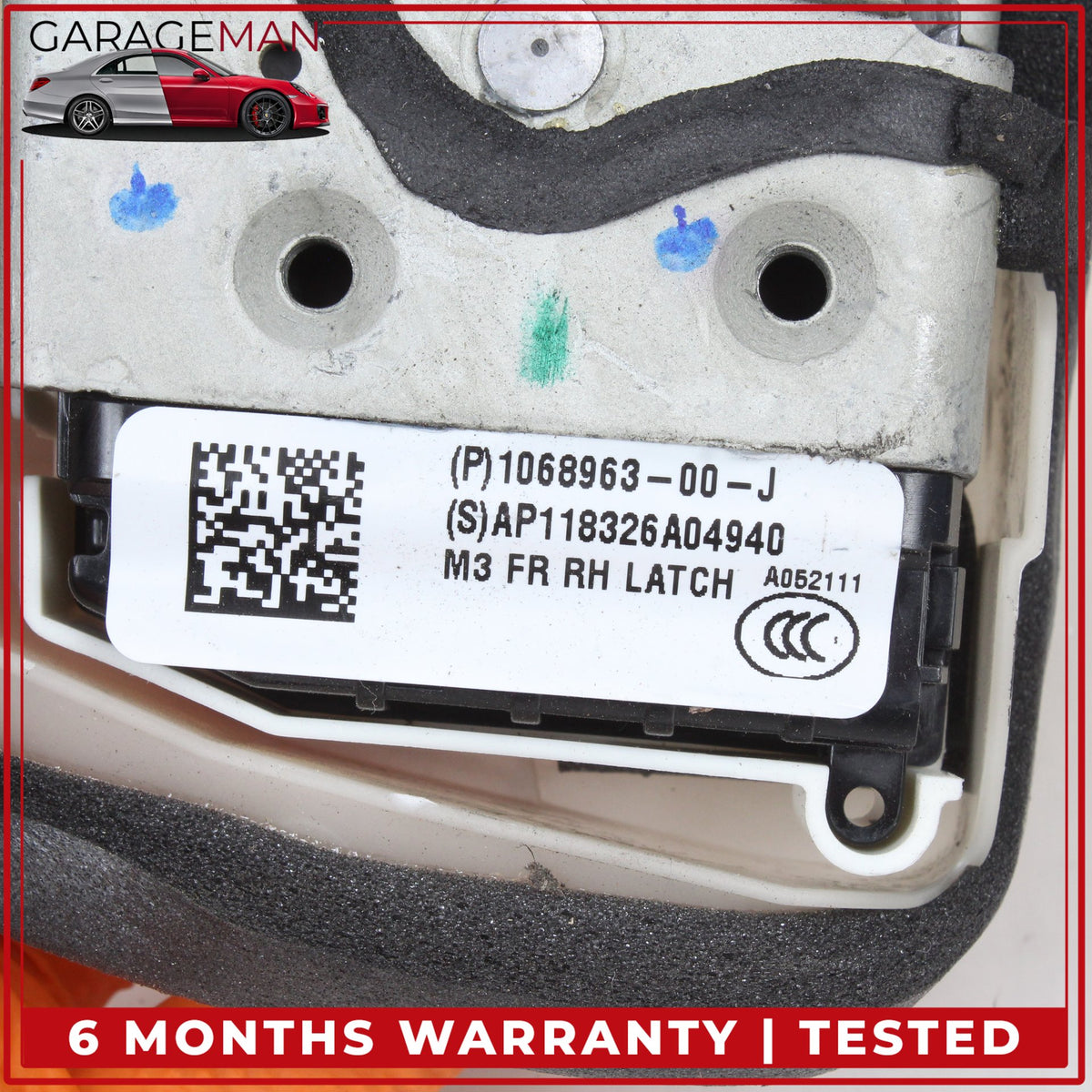 2017-2023 Tesla Model 3 Front Right Side Door Lock Latch Actuator 106896300J OEM