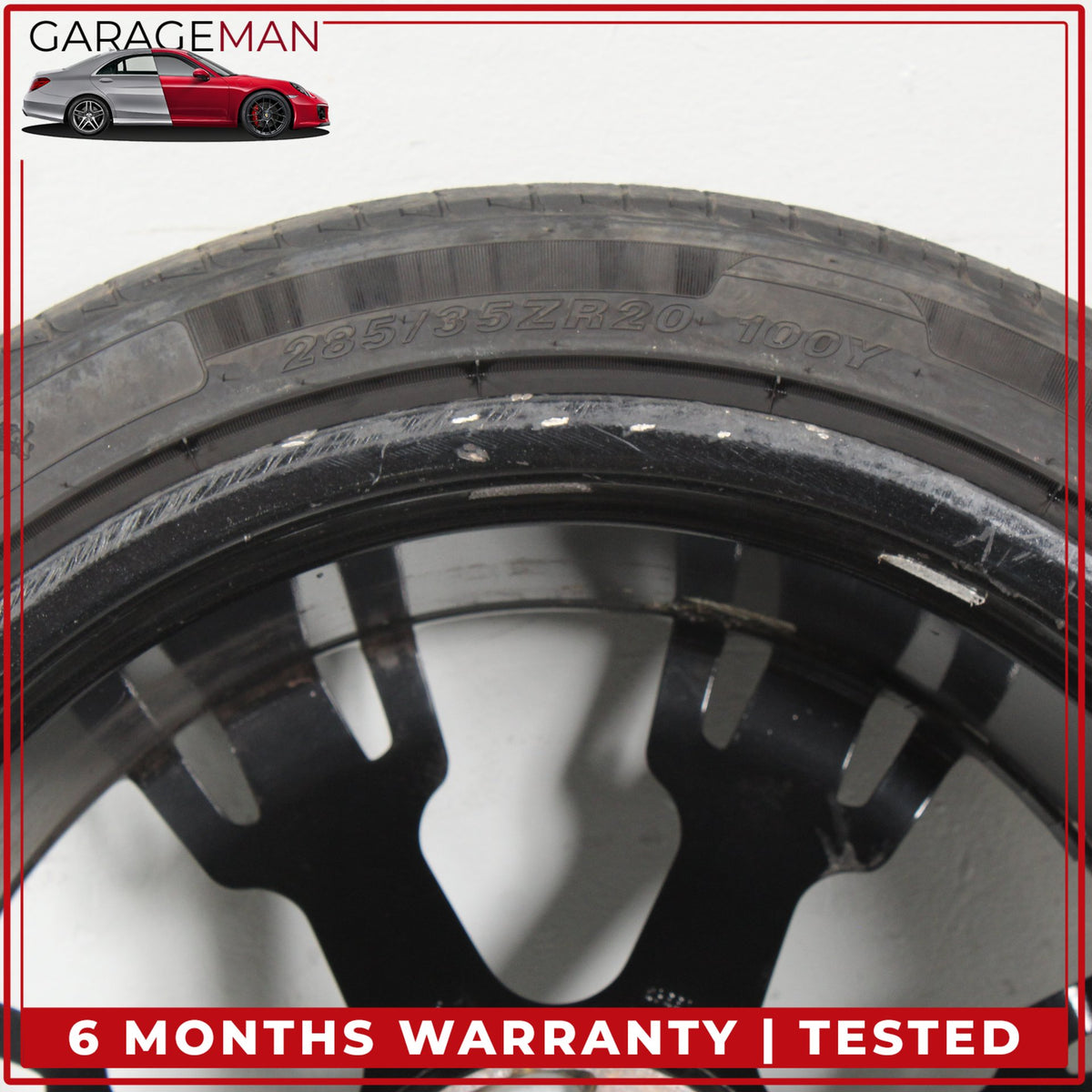 2008-2019 Maserati GranTurismo M145 Rear Wheel Rim w/ Tire 10.5JX20H2 ET37.5 OEM