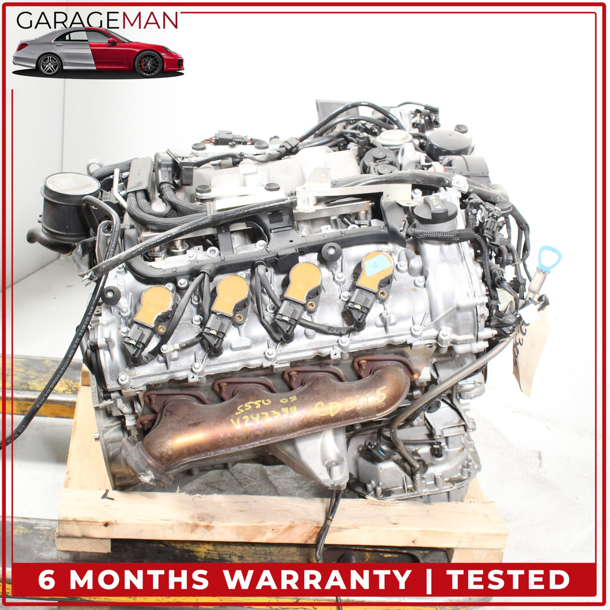 2007-2011 Mercedes W221 S550 CL550 5.5L V8 M273 Engine Motor Assembly OEM 193K