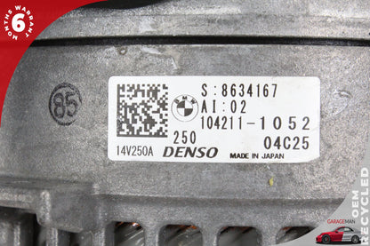 2019-2025 BMW 330i G20 RWD Engine Generator Alternator 8634167 OEM