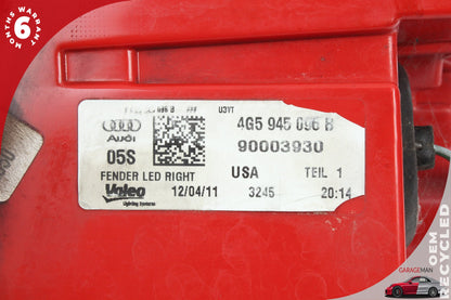 2012-2015 Audi A6 C7 Sedan Rear Right Outer Tail Light 4G5945096 OEM
