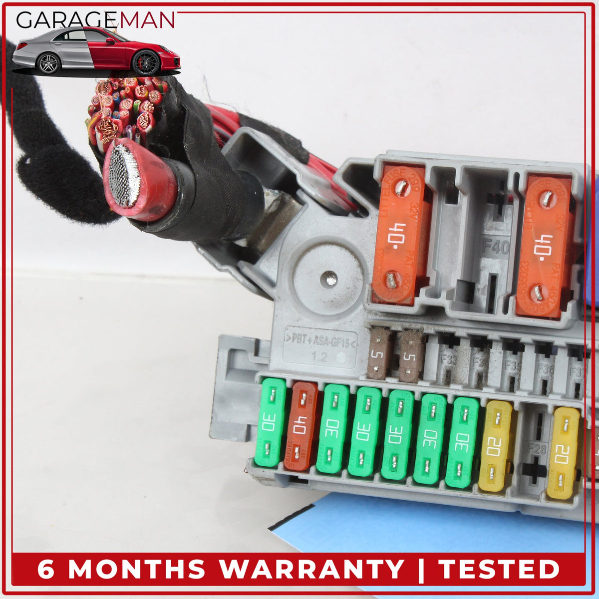 2017-2024 BMW 530e G30 Front Right Cabin Power Distribution Relay Fuse Box OEM
