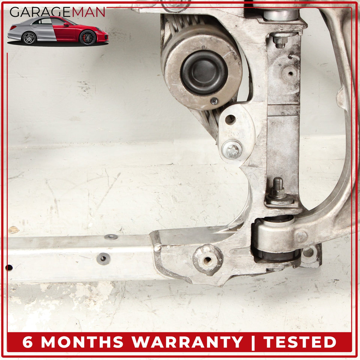 2014-2021 Maserati Ghibli Front Subframe Crossmember w/ Control Arm Sway Bar OEM