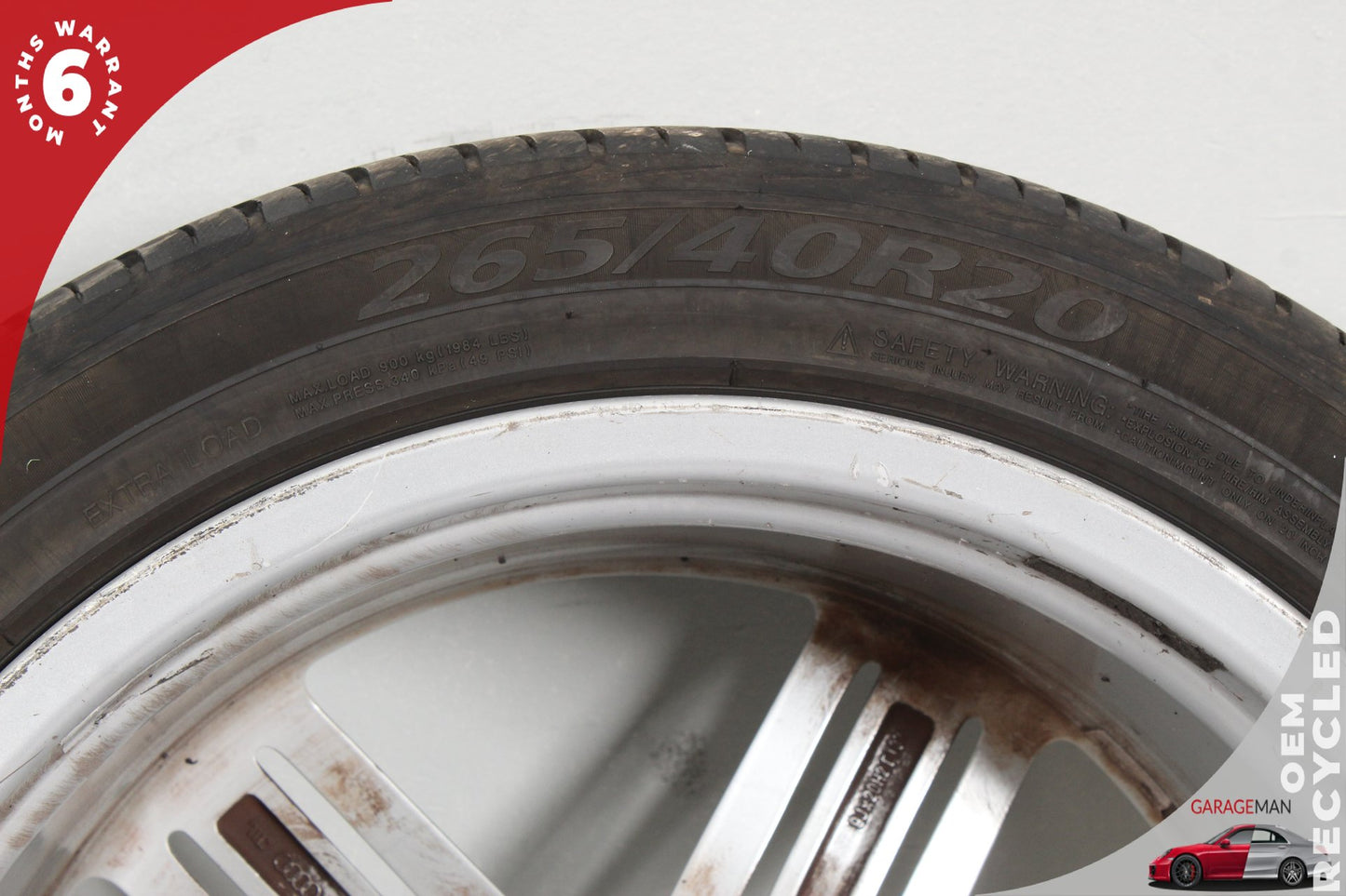 2011-2015 Audi A8 Quattro Wheel Rim w/ Tire 9JX20H2 ET37 4H0601025T OEM