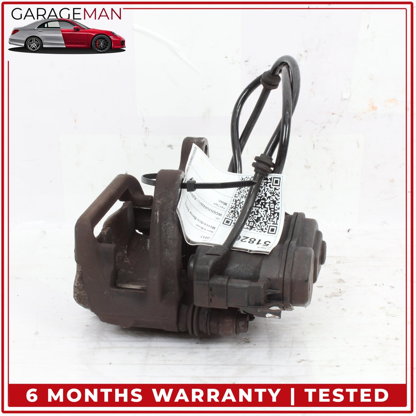 2014-2020 Mercedes W222 S550e Rear Left and Right Side Brake Caliper Set OEM