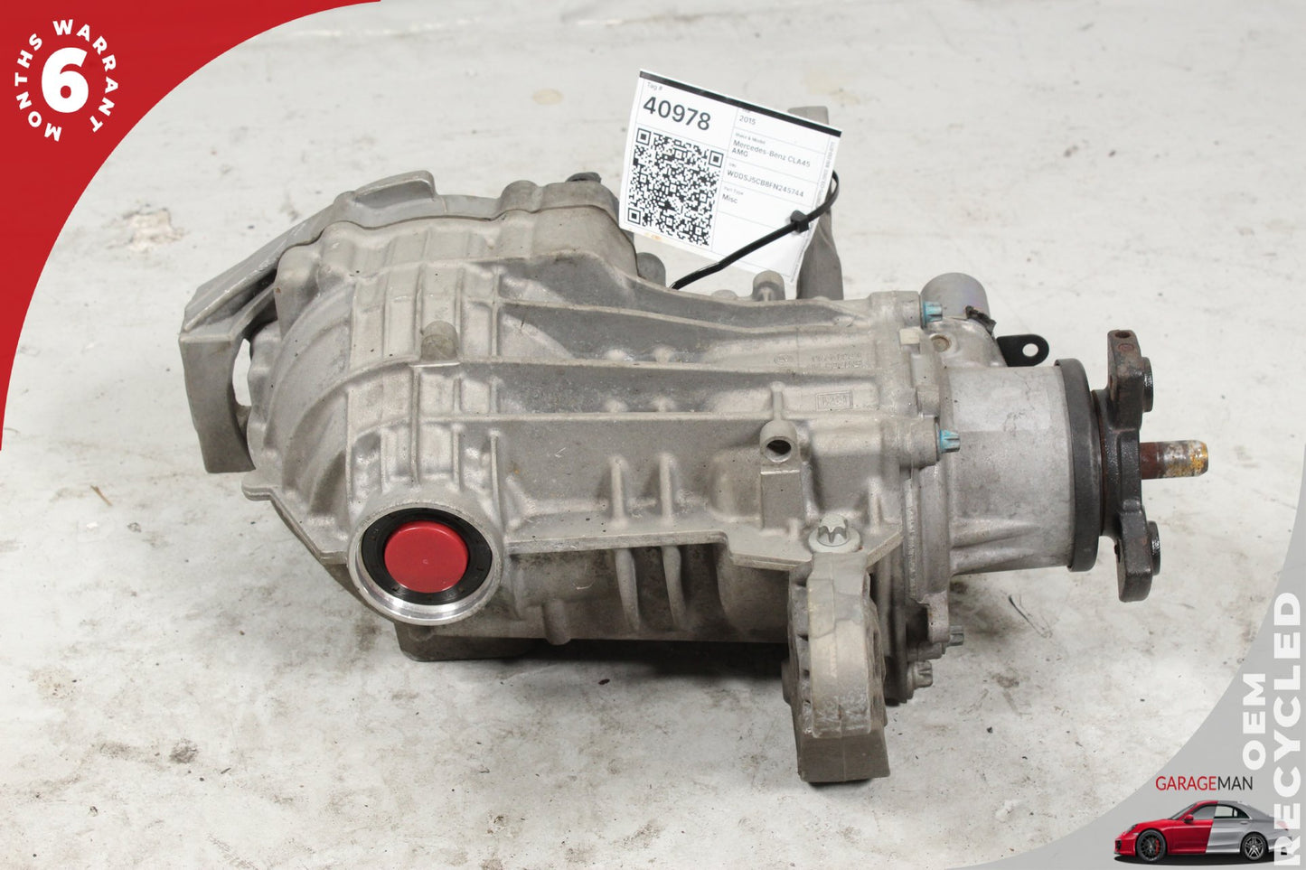 2014-2015 Mercedes-Benz CLA45 AMG w117 AWD 2.0L Rear Differential Carrier 1763502800