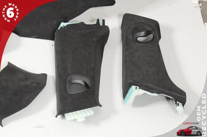 12-20 Tesla Model S 85D Panoramic Roof Headliner Trim Bow Pillar Cover Suede 104593602C