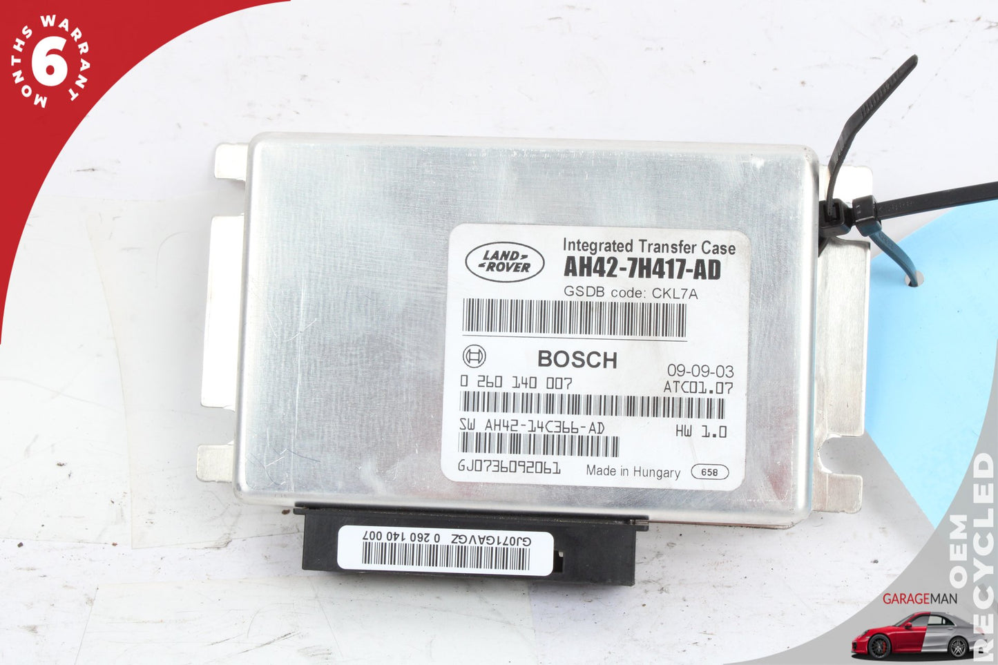 2013-2022 Land Rover LR4 SUV Transfer Case Control Module AH427H417AD Genuine
