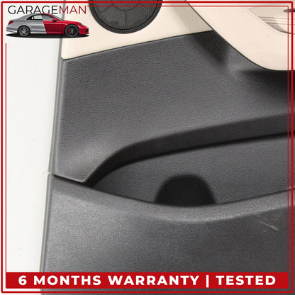 2011-2017 BMW X3 F25 SUV Rear Right Side Interior Door Trim Panel Beige OEM
