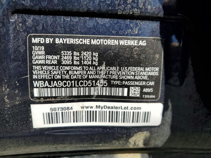 Parting Out- 2020 BMW 530e G30- 247