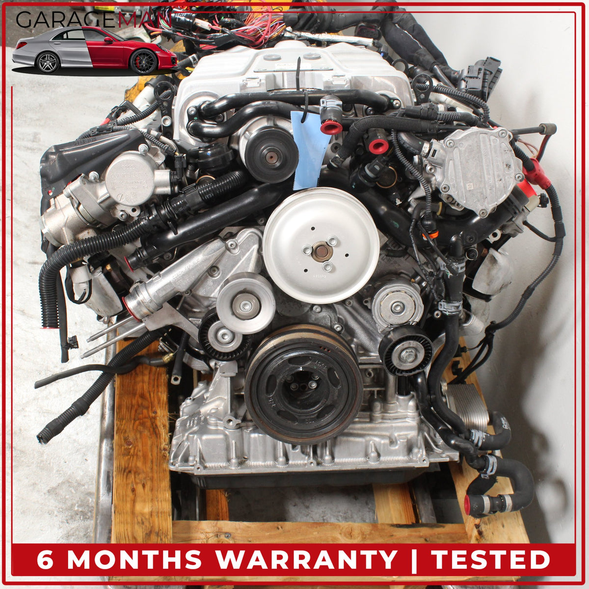 2012-2015 Audi A6 C7 AWD 3.0L TFSI V6 Engine Motor Assembly CTUA 90k OEM