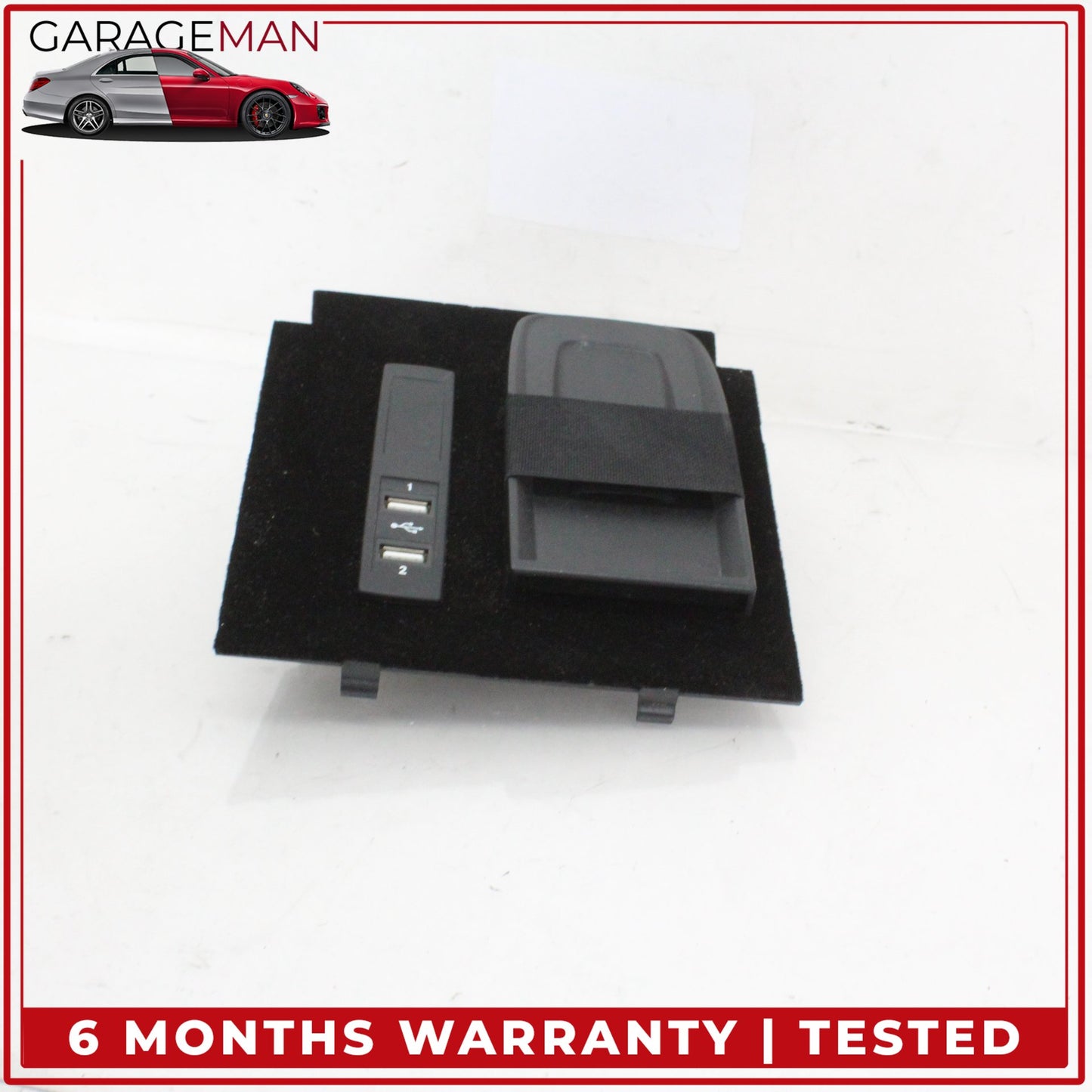 2014-2017 Mercedes W222 S550e S63 AMG Center Console Socket USB Port w/ Trim OEM