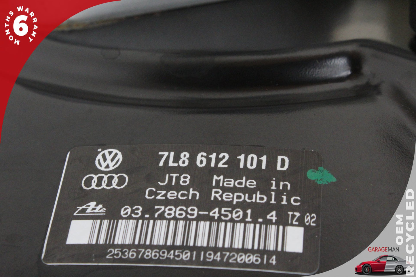 2007-2015 Audi Q7 Power Brake Booster Master Cylinder w/ Reservoir OEM