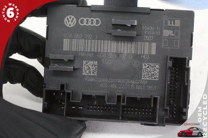 12-18 Audi A6 C7 Sedan Right Front Door Control Module 4G8959792G OEM