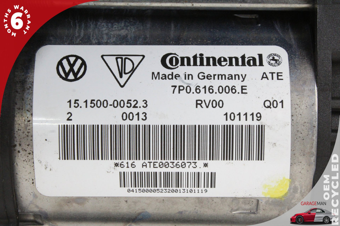 2011-2018 Porsche Cayenne 958 Air Suspension Compressor Pump 7P0616006E OEM