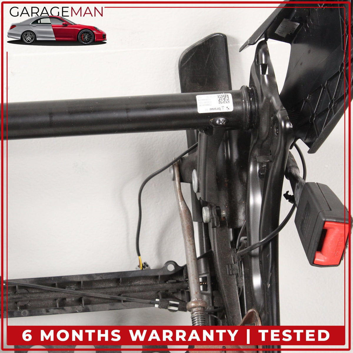 2017-2023 BMW 530e G30 Front Right Lower Seat Track Frame Rail w/ Motors OEM