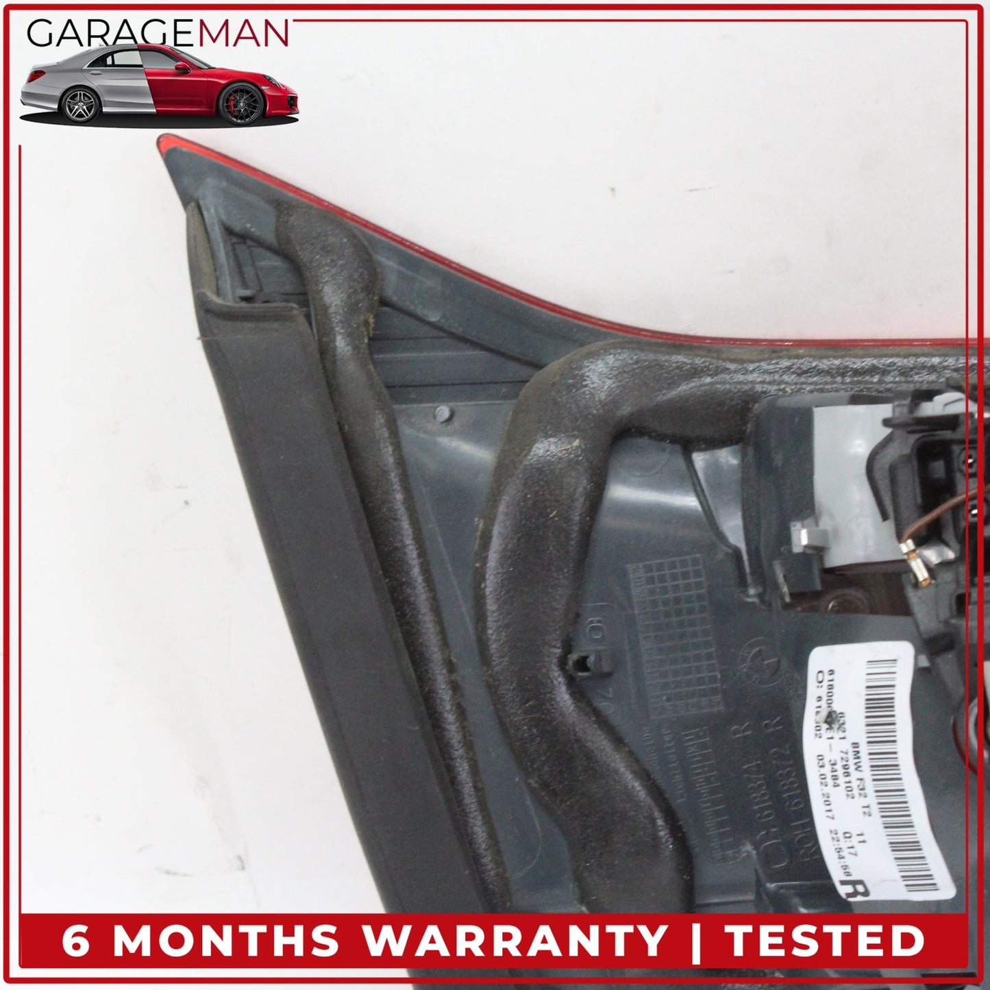 2014-2017 BMW 430i F36 Rear Right Side LED Inner Tail Light Lamp 7296102 OEM
