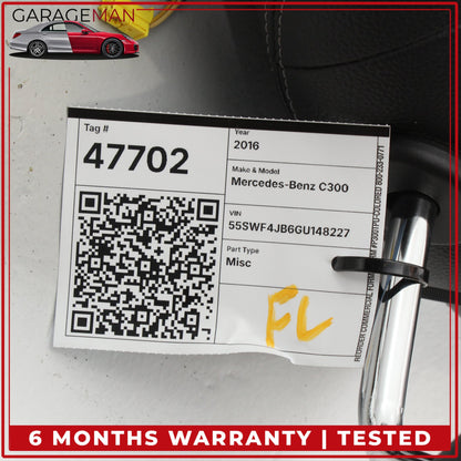 2015-2018 Mercedes W205 C300 Front Left or Right Upper Seat Cushion w/ Head Rest