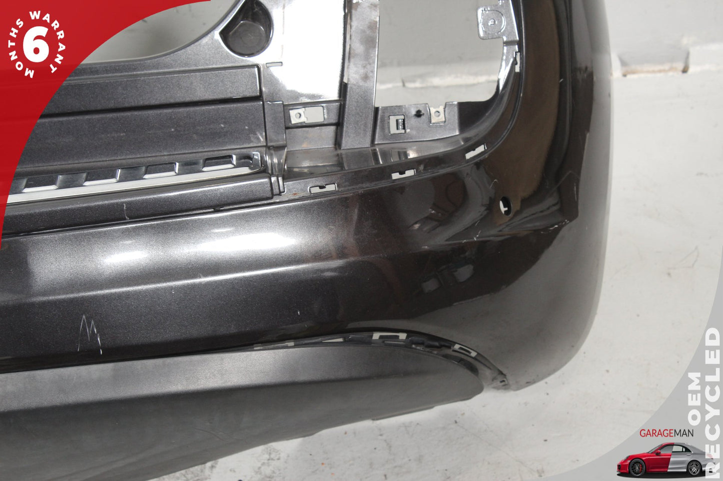 2014-2017 Fiat 500L Hatchback Rear Bumper Cover 735550741 Grey