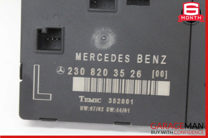 2003-2012 Mercedes SL500 R230 Left Front Door Control Module 2308203526 OEM