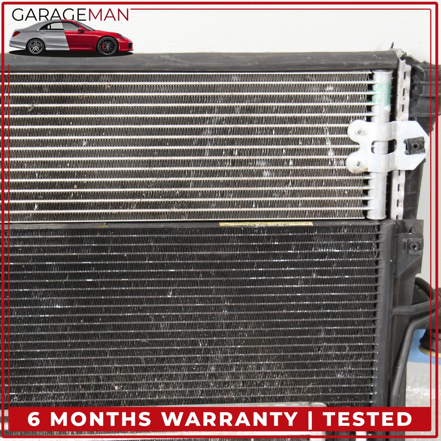 2007-2015 Audi Q7 SUV Engine Cooling Radiator AC A/C Condenser 7L6121253B OEM