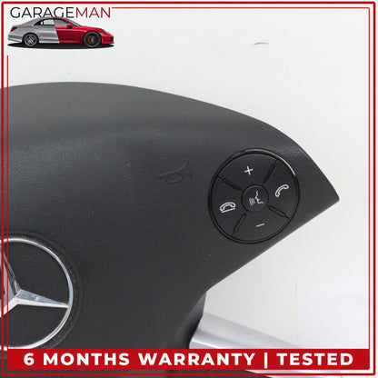 2009-2013 Mercedes W164 ML350 Front Left Side Steering Wheel Airbag Black OEM