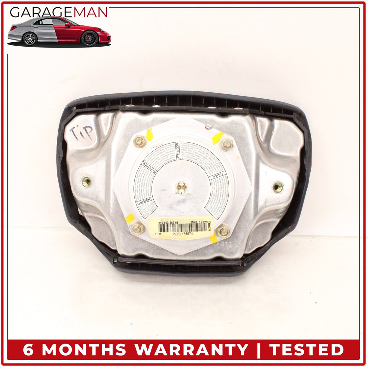 1997-2005 Porsche 911 Carrera 996 Steering Wheel Airbag Air Bag 99680308903 OEM