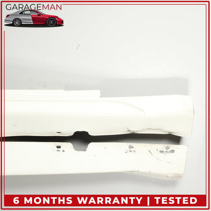 2008-2018 Maserati GranTurismo Left and Right Side Skirt Rocker Panel White OEM
