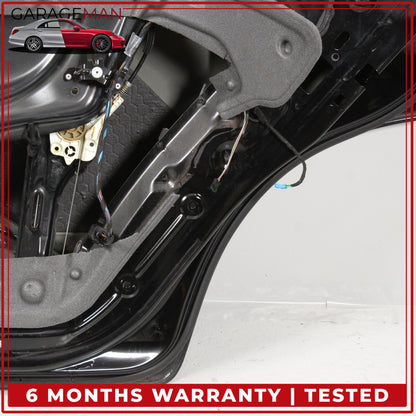 2007-2013 BMW X5 E70 Rear Right Side Door Shell Black w/ Window Regulator OEM