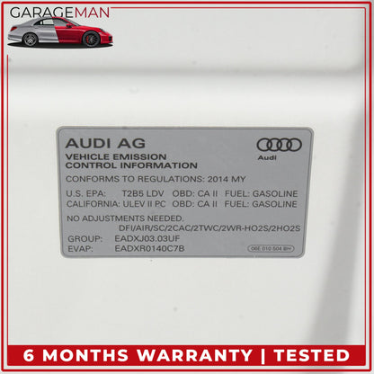 2012-2018 Audi A6 S6 Sedan Front Hood Bonnet Panel White 4G0823029A OEM