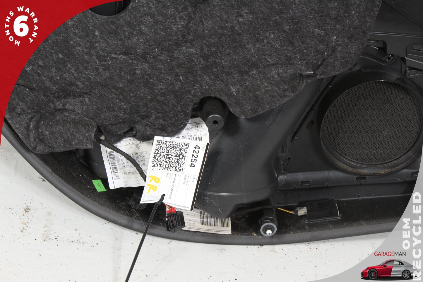 2012-2018 Audi A6 S6 Rear Right Side Interior Door Panel 4G0867222 OEM