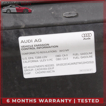 2012-2018 Audi A7 S7 RS7 Front Hood Bonnet Panel Phantom Black Metallic OEM