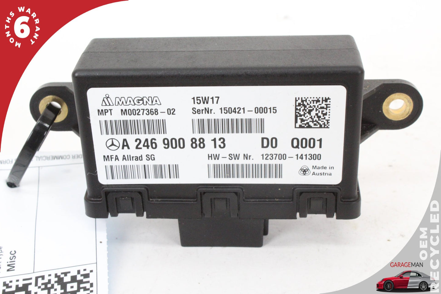 2014-2019 Mercedes W117 CLA45 AMG Transfer Case Control Module 2469008813 OEM