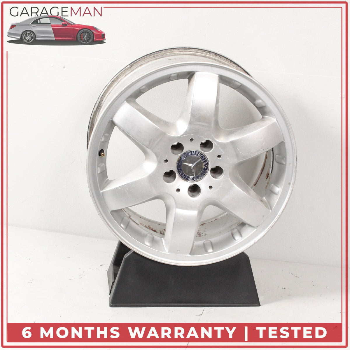 2002-2005 Mercedes W163 ML320 ML500 Front or Rear Wheel Rim 8.5JX17H2 ET52 OEM