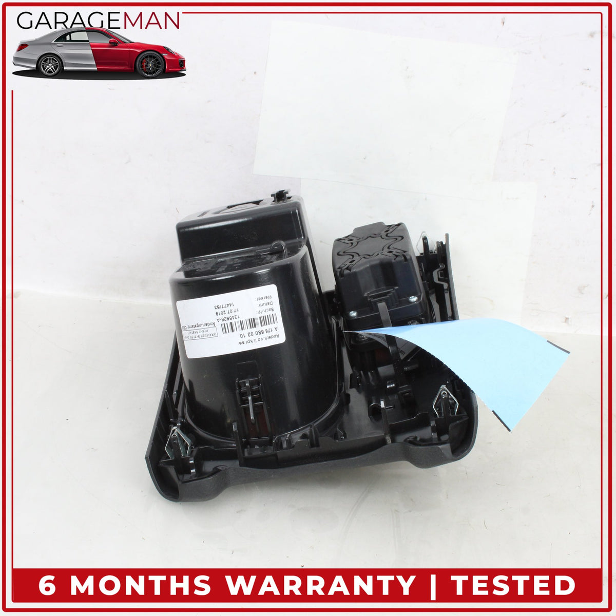 2014-2020 Mercedes X156 GLA250 Center Console Cup Holder w/ Control Switch OEM