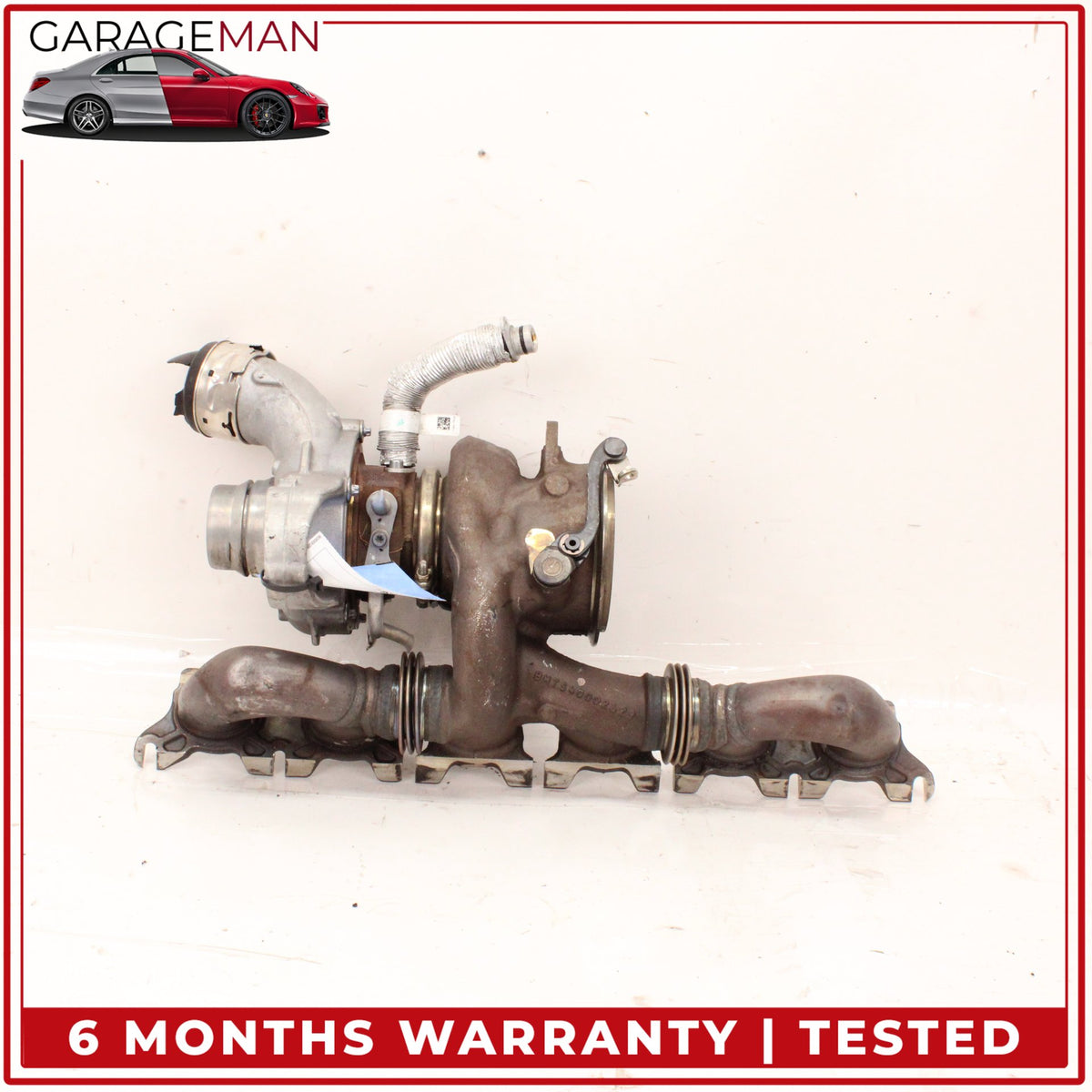 2018-2021 BMW X3 G01 B58 Engine Motor Turbo Turbocharger w/ Manifold 7643147 OEM