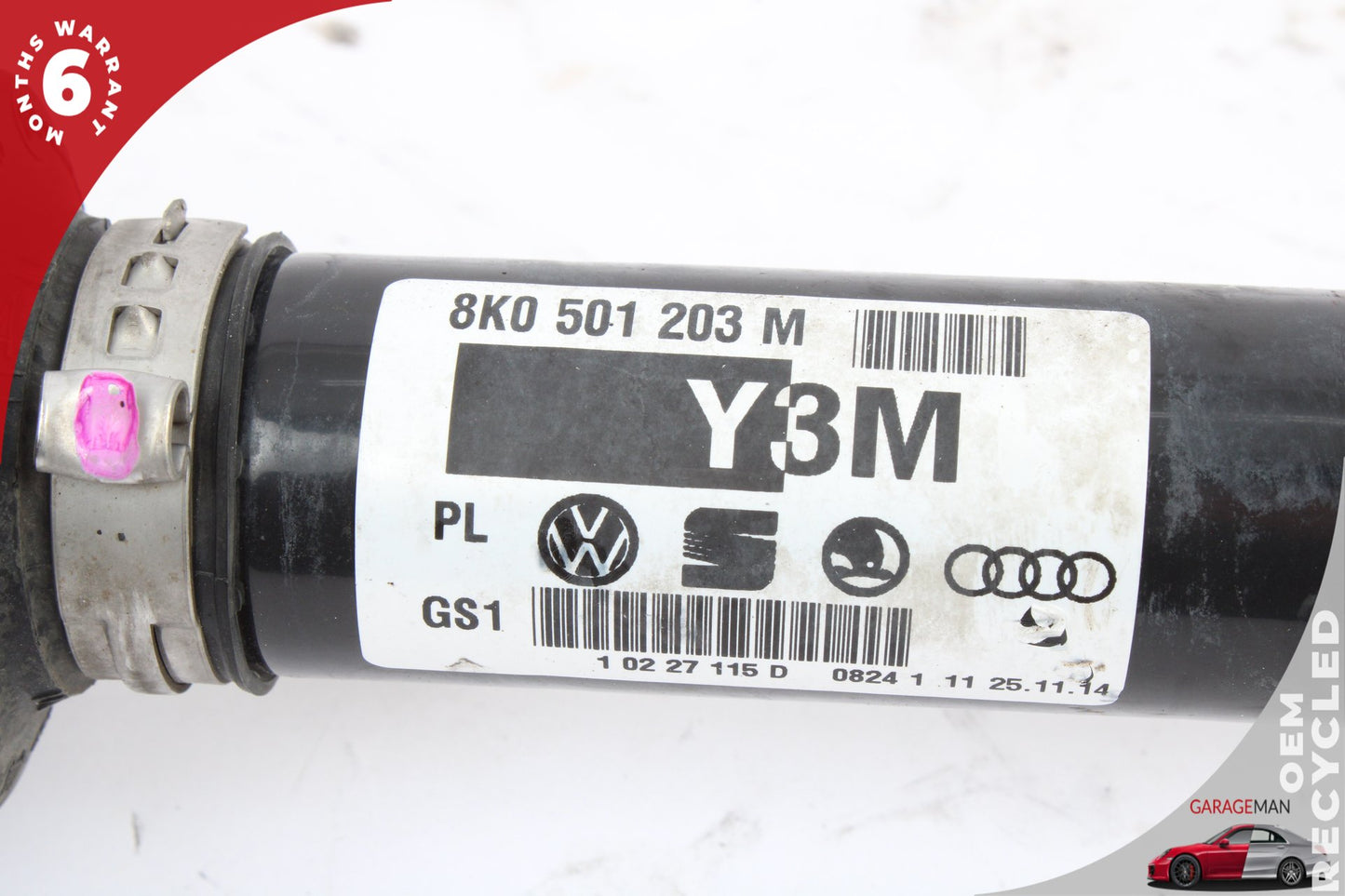 2008-2017 Audi A5 Rear Left or Rear Right Side CV Axle Driveshaft 8K0501203M OEM