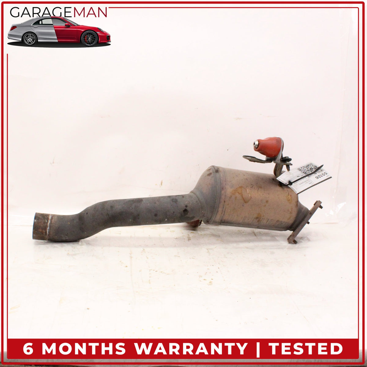 2003-2006 Porsche Cayenne 955 Rear Left Side Engine Exhaust Downpipe OEM