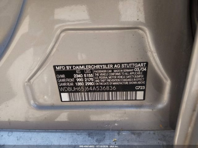 Parting Out- 2004 Mercedes-Benz E320 W211- 185