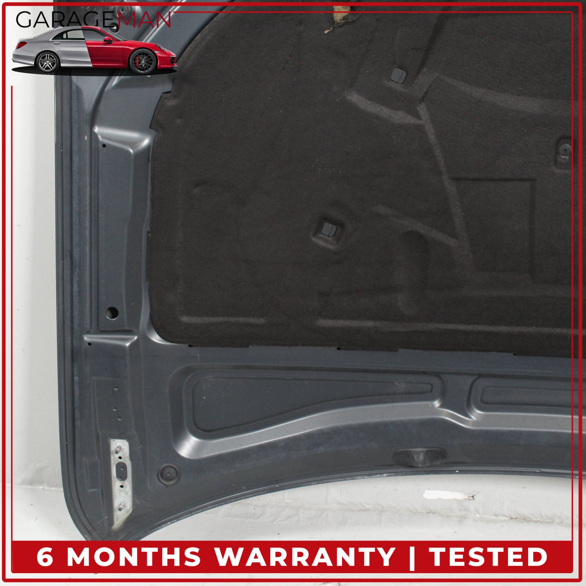 2009-2012 Audi A4 S4 Front Hood Bonnet Panel Meteor Gray Pearl 8K0823029D OEM