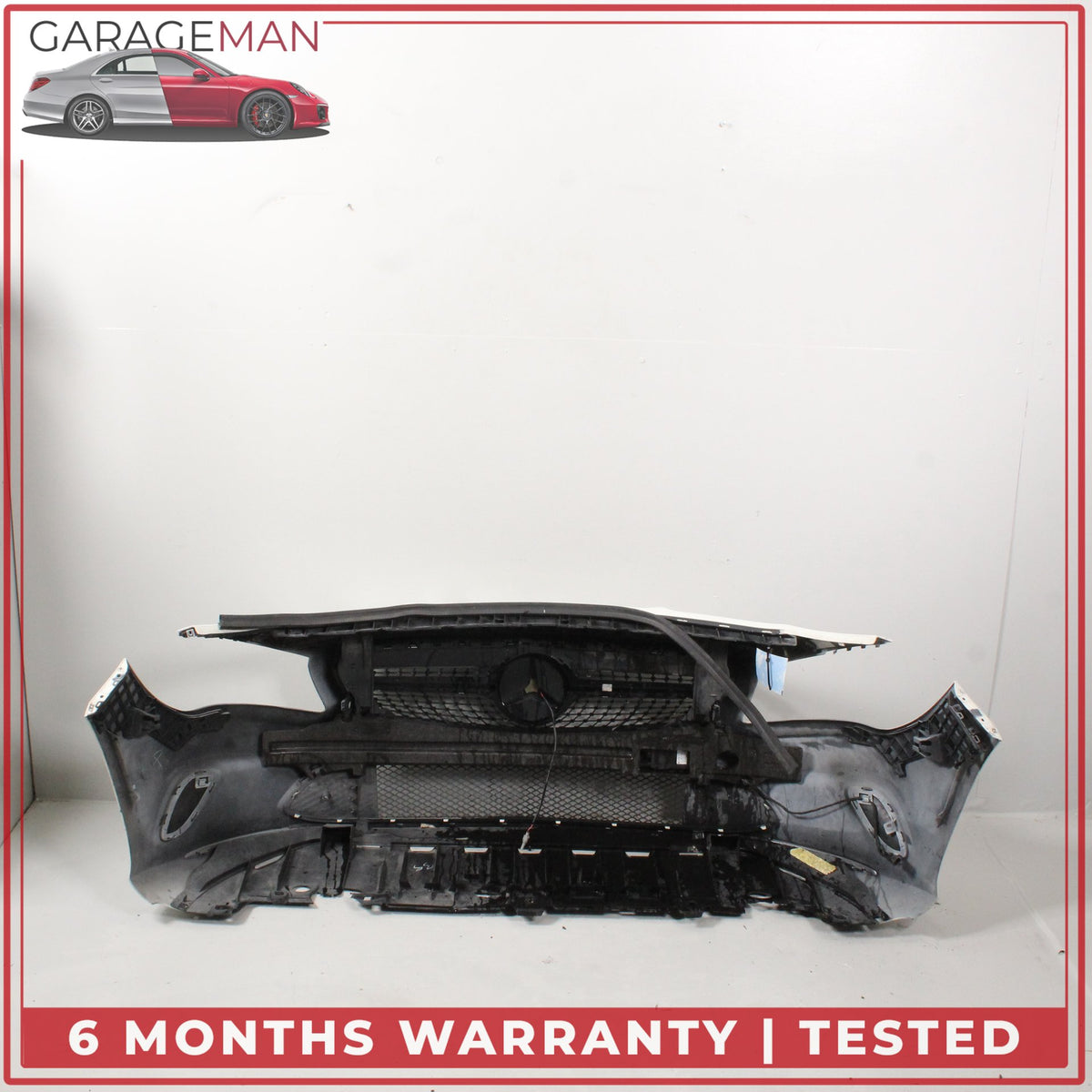 2017-2019 Mercedes C117 CLA250 Sedan Front Bumper Cover Calcite White OEM