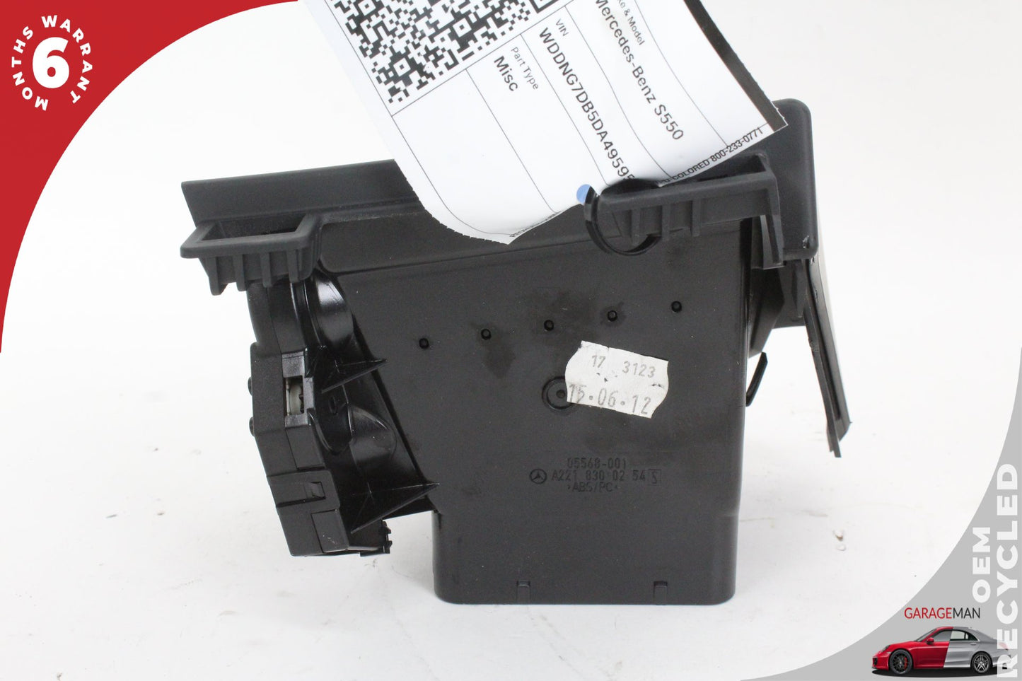 07-14 Mercedes-Benz S550 W221 Sedan Dashboard Dash AC A/C Air Vent 2218300254