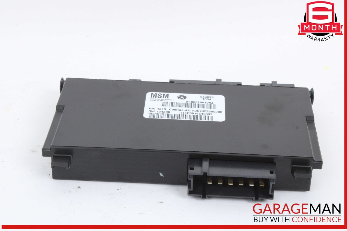 14-20 Maserati Quattroporte Front Left Side Seat Control Module 05026619AJ OEM