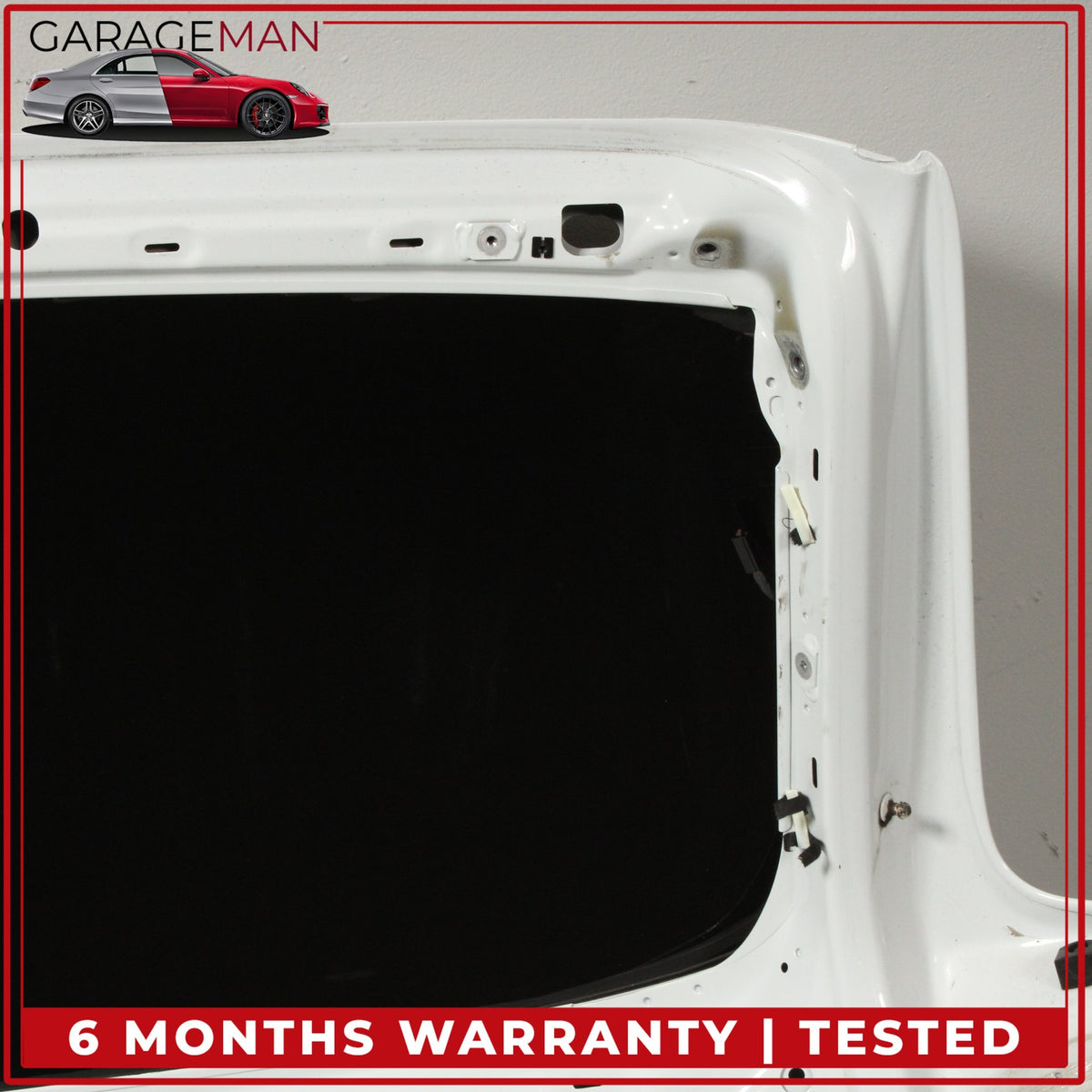 2007-2015 Audi Q7 4L Rear Trunk Lid Panel Assembly Glacier White Metallic OEM