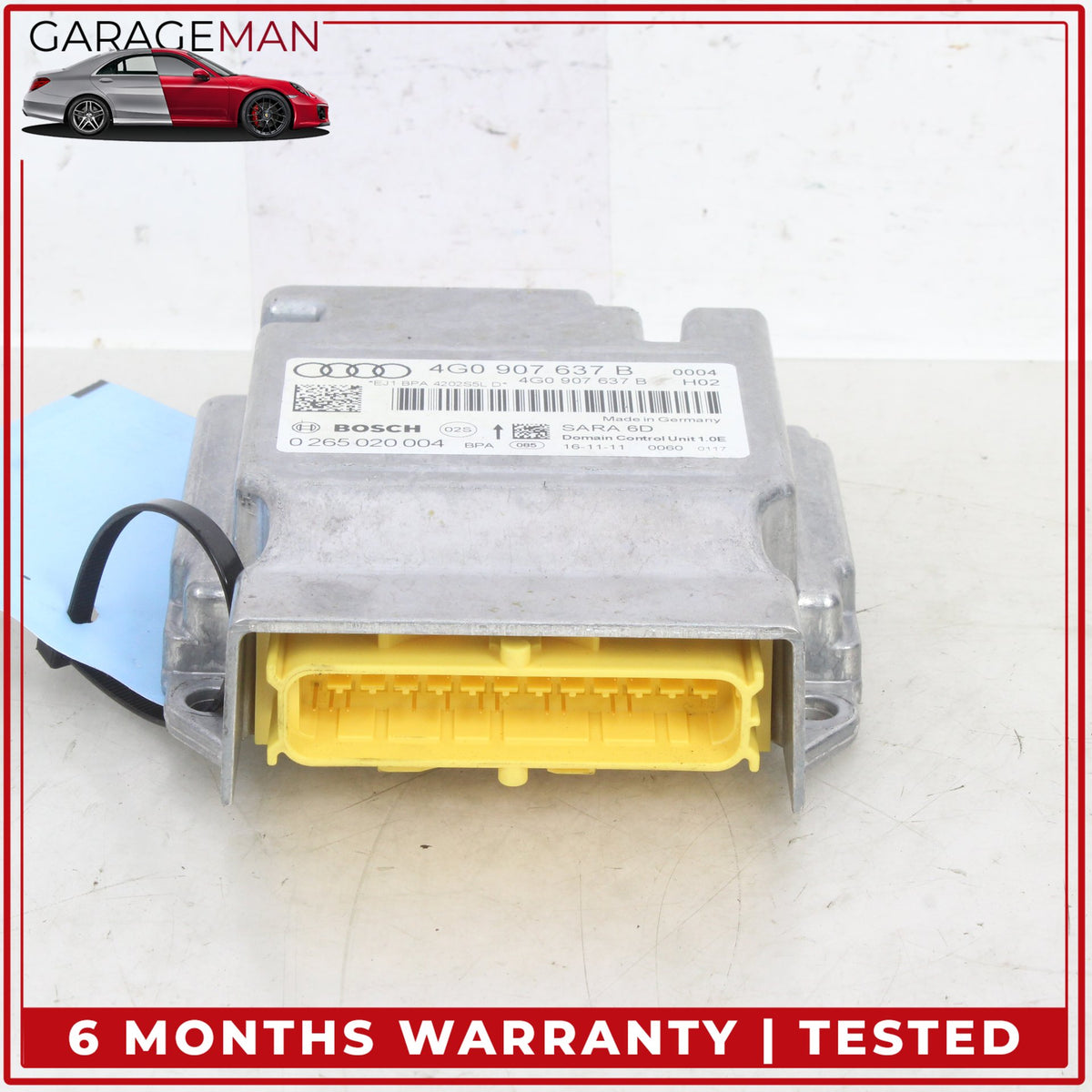 2012-2018 Audi A7 A6 Acceleration Yaw Rate Speed Sensor Module 4G0907637B OEM