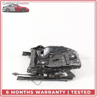 2012-2018 Audi A7 Front Left Driver Side Seat Track Rail Frame w/ Motor OEM